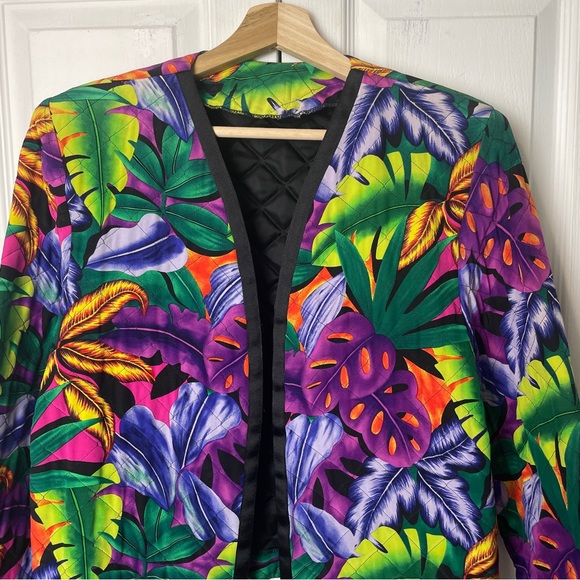 Jackets & Blazers - Quilted Floral Jacket